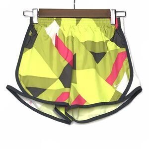 NIKE Dri-Fit Athletic Running Activewear Shorts Girls Junior Size L Multicolored